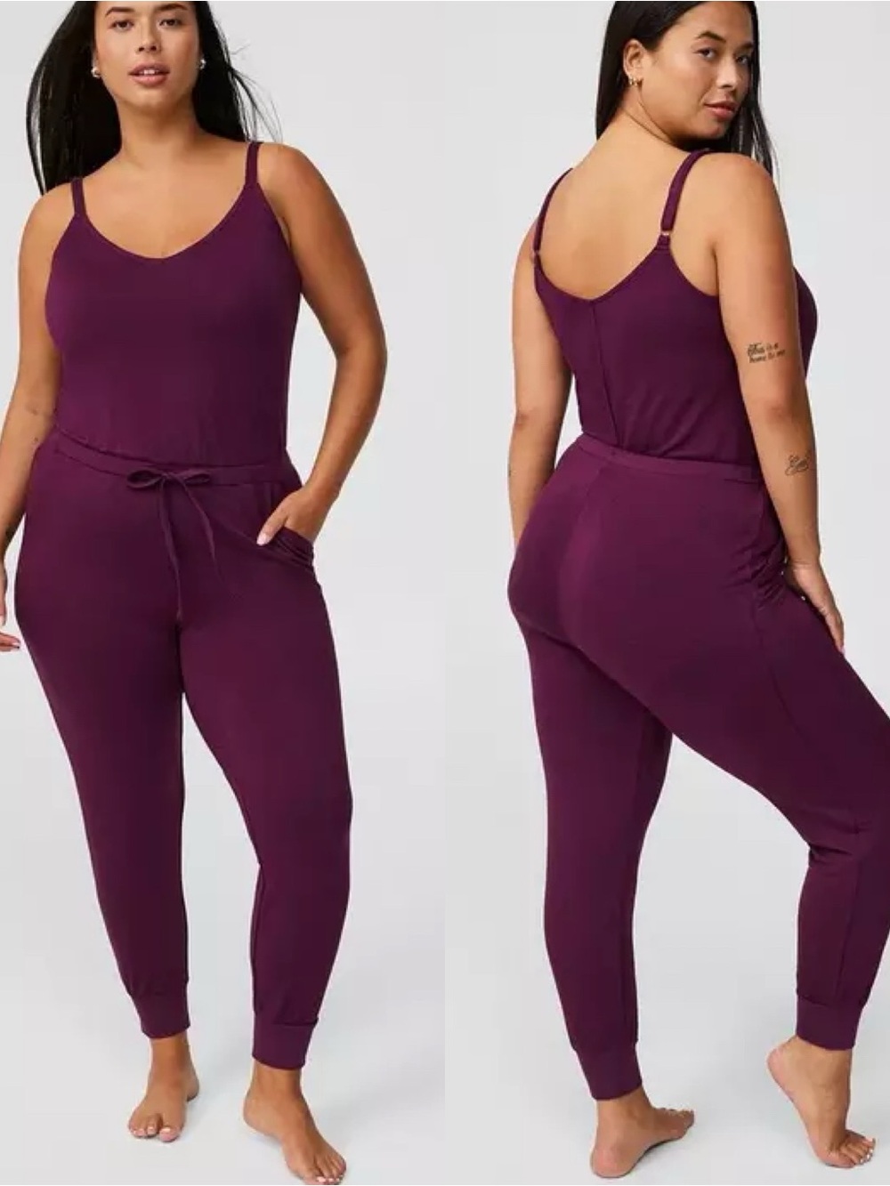 Torrid | Lightweight French Terry Waistband Lounge Jumpsuit